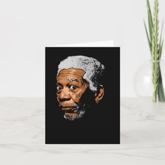 Freeman Funny Pop Art Sticker Karte (Vorderseite)