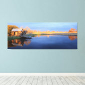 Freeman-Kabine an der Börse Leinwanddruck (Insitu (Holzboden))