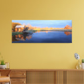 Freeman-Kabine an der Börse Leinwanddruck (Insitu (Wohnzimmer))