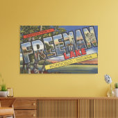 Freeman Lake - Große Briefmarkenszenen Leinwanddruck (Insitu (Wohnzimmer))