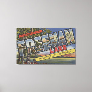 Freeman See - große Buchstabe-Szenen Leinwanddruck