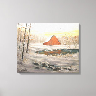 "FREEMAN-SEE-SCHNEE "" LEINWANDDRUCK