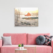 "FREEMAN SEE SNOW" LEINWANDDRUCK (Insitu (Wohnzimmer))