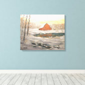 "FREEMAN SEE SNOW" LEINWANDDRUCK (Insitu (Holzboden))