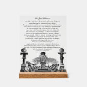 Freemason Acrylschild (Vorderseite)