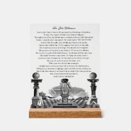 Freemason Acrylschild