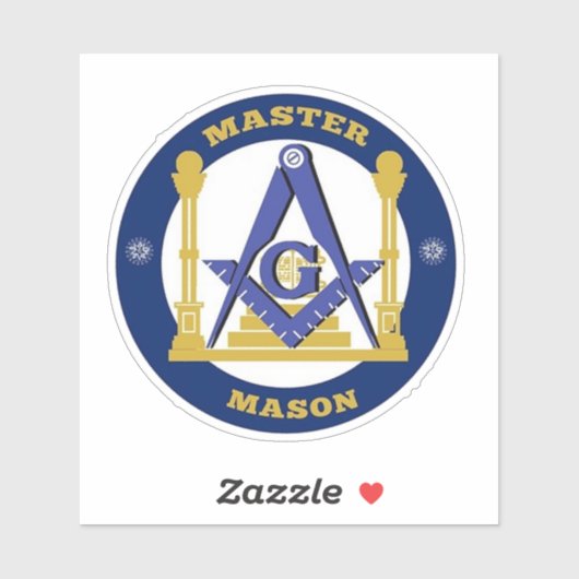 Freemason Aufkleber (Blatt)