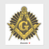 Freemason Aufkleber (Blatt)