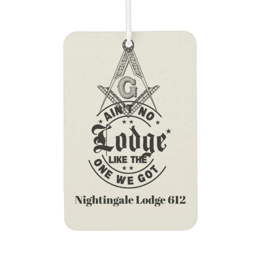 Freemason Autolufterfrischer (Vorderseite)