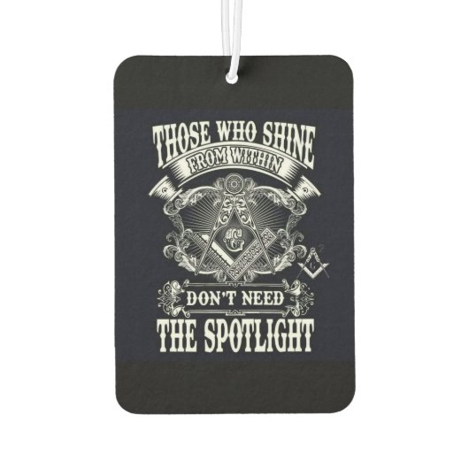 Freemason Autolufterfrischer (Rückseite)