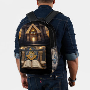 Freemason Backpack Bedruckter Rucksack