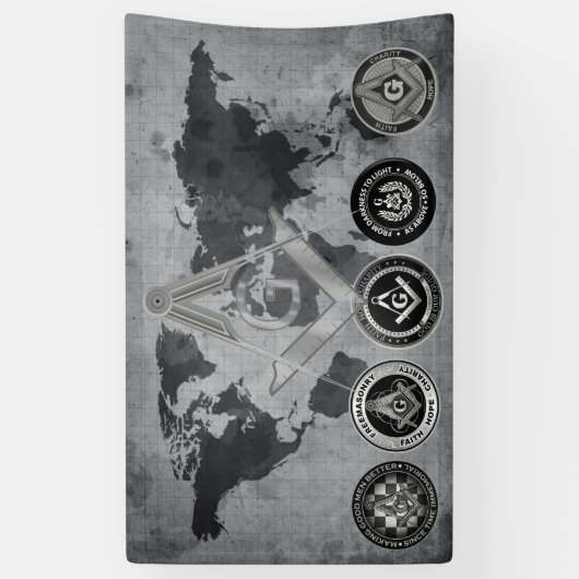 Freemason Banner (Vertikal)