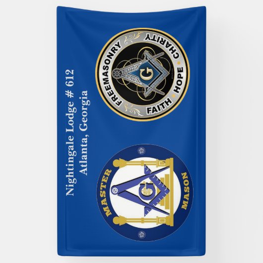 Freemason Banner (Vertikal)