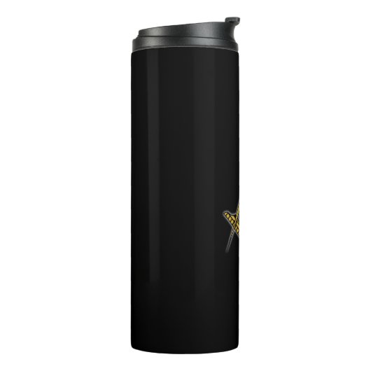Freemason (Black & Gold) Thermosbecher (Nach links gedreht)