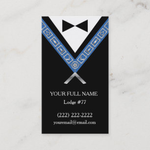 Freemason Business Cards Benutzerdefinierte Maso Visitenkarte