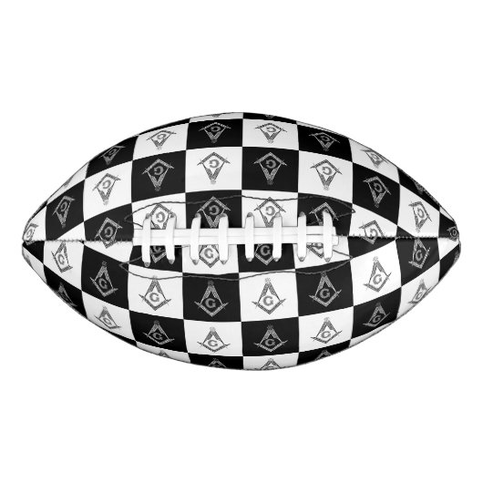 Freemason Checkered Pattern Football (Vorderseite)
