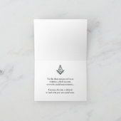 Freemason danke Ihnen Karten | Freimaurerei (Innenseite)