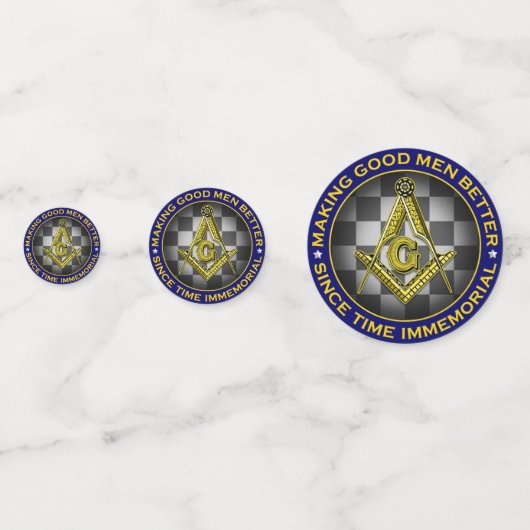 Freemason & Eastern Star Konfetti (Vorderseiten)