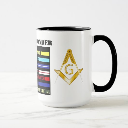 Freemason First Responder Water Bottle Tasse (Rechts)