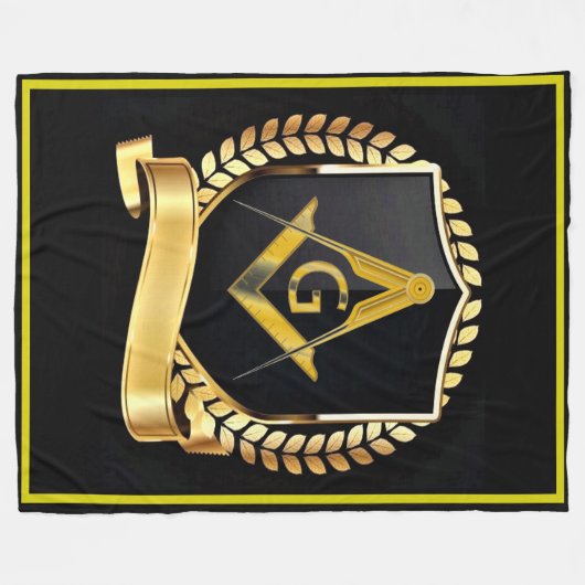 Freemason Fleece Blanket (Vorderseite (Horizontal))