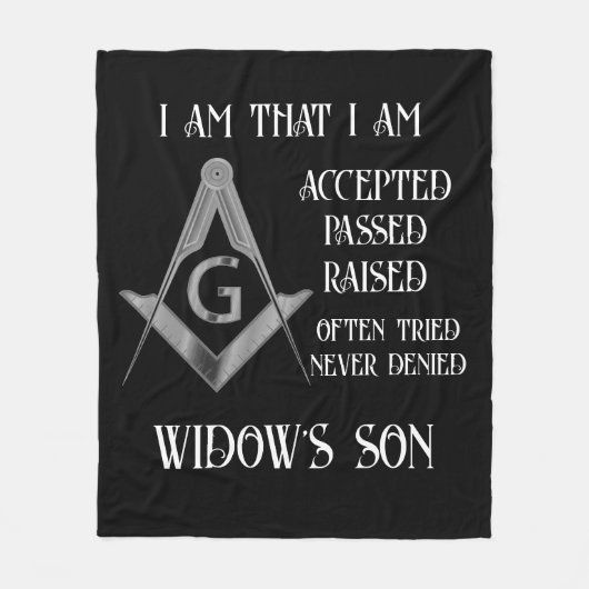 Freemason Fleecedecke (Vorderseite)