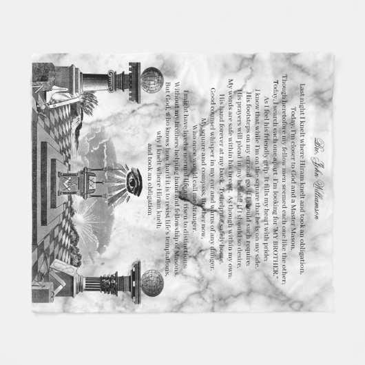 Freemason Fleecedecke (Vorderseite (Horizontal))