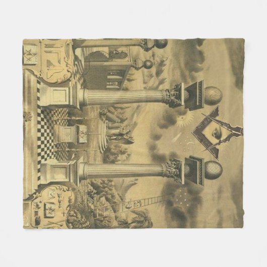 Freemason Fleecedecke (Vorderseite (Horizontal))