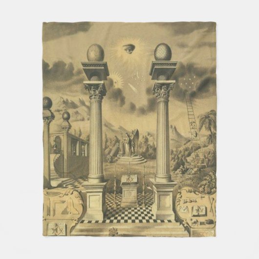 Freemason Fleecedecke (Vorderseite)