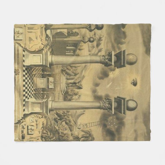 Freemason Fleecedecke (Vorderseite (Horizontal))