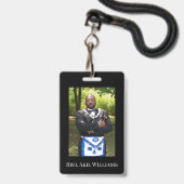 Freemason Foto Ausweis (Vorderseite mit Schlüsselband)