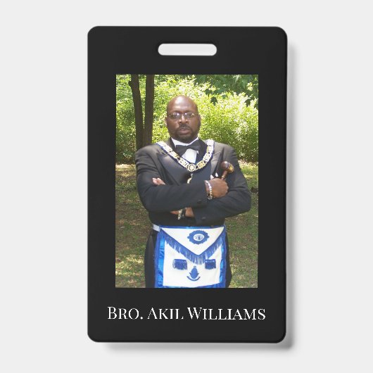 Freemason Foto Ausweis (Vorderseite)