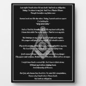 Freemason Geem Plaque Fotoplatte (Vorderseite)