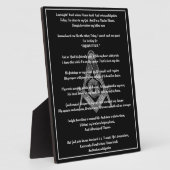 Freemason Geem Plaque Fotoplatte (Seite)