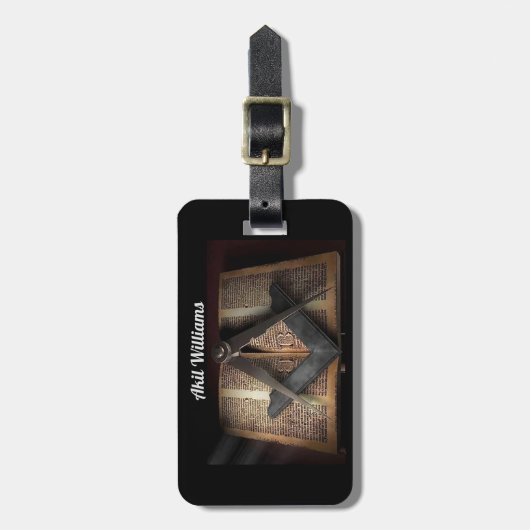 Freemason Gepäckanhänger (Vorderseite vertikal)