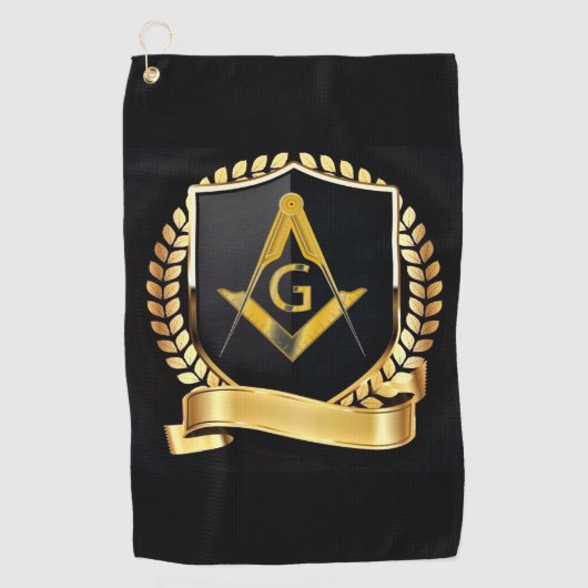 Freemason Golfhandtuch (Vorderseite)