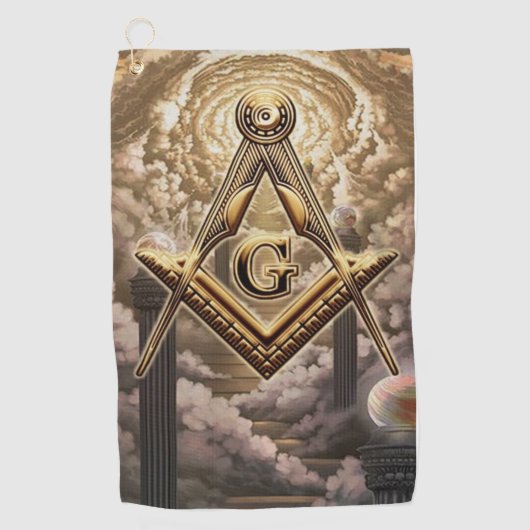 Freemason Golfhandtuch (Vorderseite)