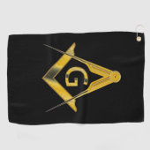 Freemason Golfhandtuch (Horizontal)