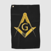 Freemason Golfhandtuch (Vorderseite)