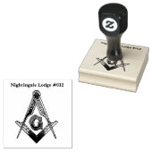 Freemason Gummistempel (Stempel)