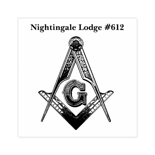 Freemason Gummistempel (Prägung)