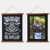 Freemason Hanging Tapestry Wandteppich Mit Holzrahmen (Doppelt)