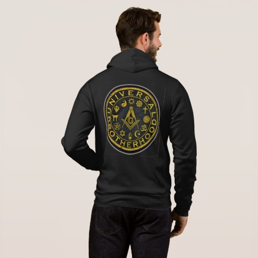 Freemason Hoodie (Schwarz voll)