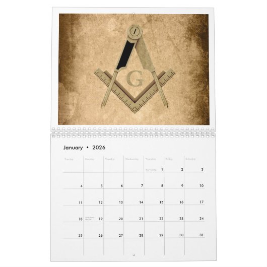 Freemason Kalender (Jan 2026)