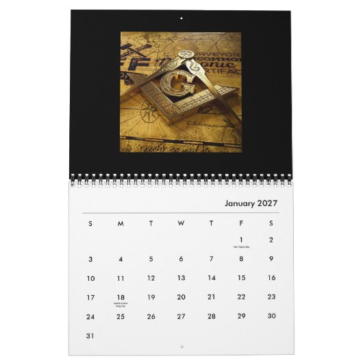 Freemason Kalender (Jan 2027)