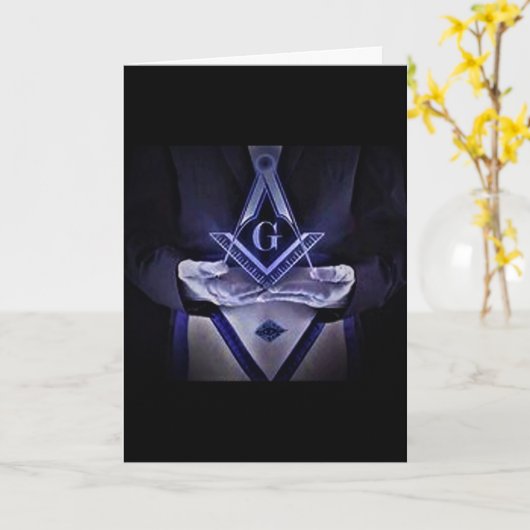 Freemason Karte (Gelbe Blume)