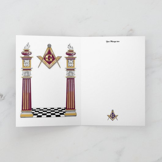 Freemason Karte (Innenseite)