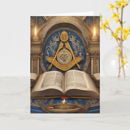 Freemason Karte (Gelbe Blume)