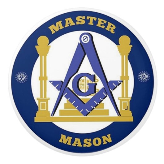 Freemason Keramikknauf (Vorderseite)