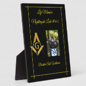 Freemason Life-Mitglied Fotoplatte (Seite)
