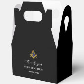 Freemason Masonic Black Minimalistisch Elegante Mo Geschenkschachtel (Offen)